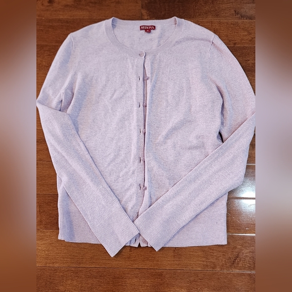 Merona Light Purple Button Up Sweater - Picture 2 of 14
